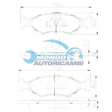Brake Pad Set, disc brake