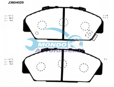Brake Pad Set, disc brake