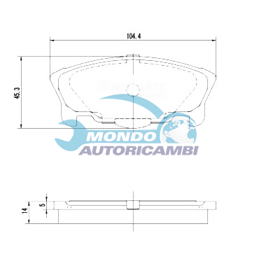 Brake Pad Set, disc brake