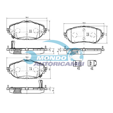 Brake Pad Set, disc brake