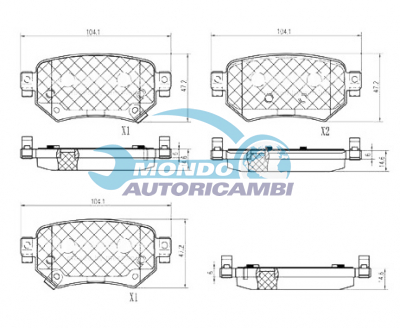 Brake Pad Set, disc brake