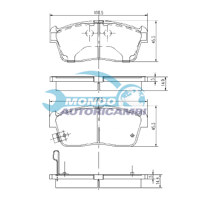 Brake Pad Set, disc brake