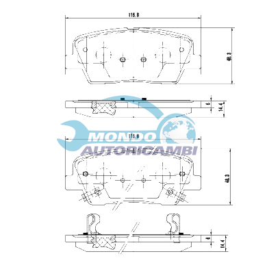 Brake Pad Set, disc brake