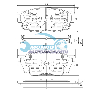 Brake Pad Set, disc brake
