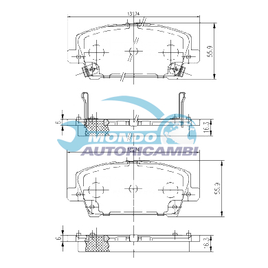 Brake Pad Set, disc brake