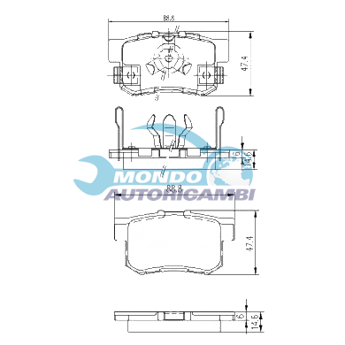 Brake Pad Set, disc brake