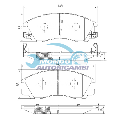 Brake Pad Set, disc brake