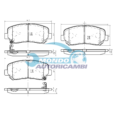 Brake Pad Set, disc brake