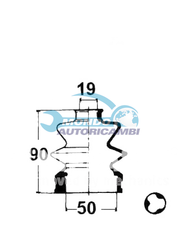 Bellow Set, drive shaft